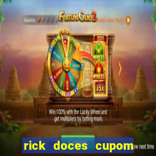 rick doces cupom primeira compra